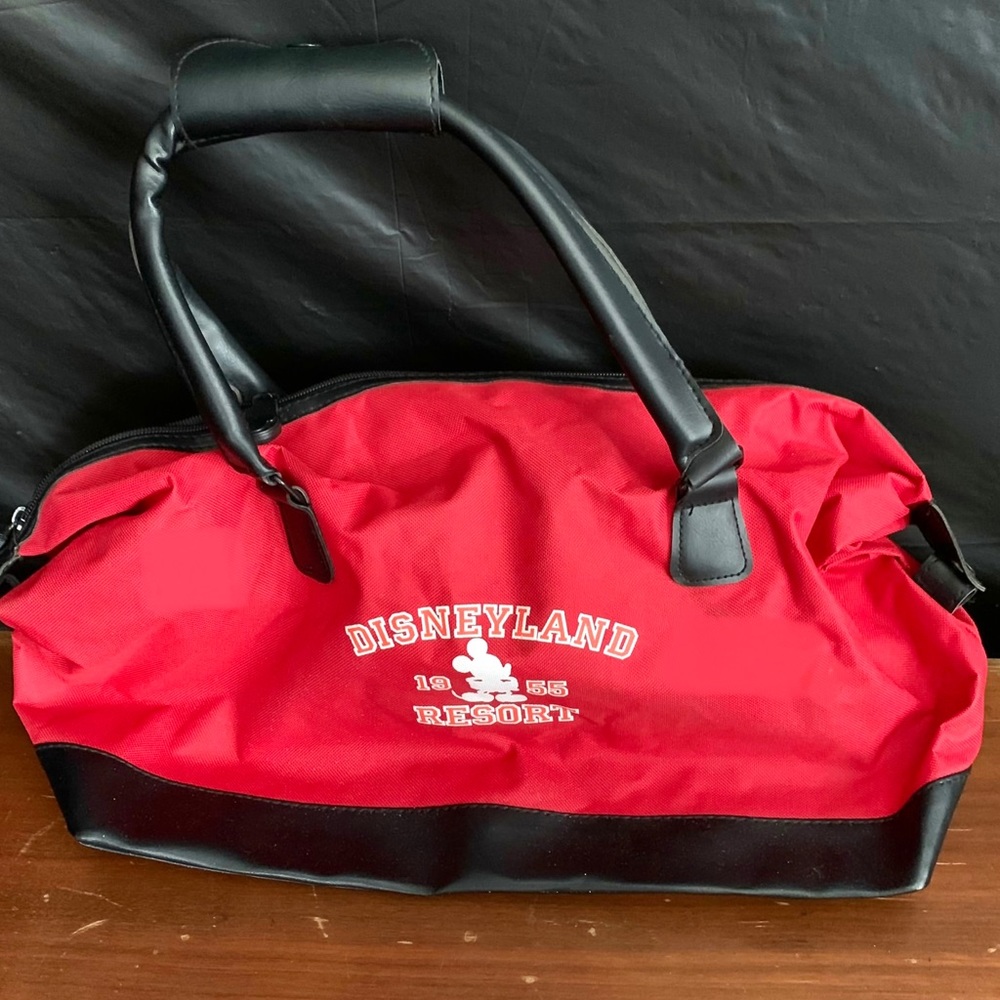 Vintage Disneyland Resort Mickey Mouse Est. 1955 Shoulder Tote Luggage Bag